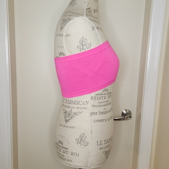 hot pink bralette bandeu - Picture 3 of 7